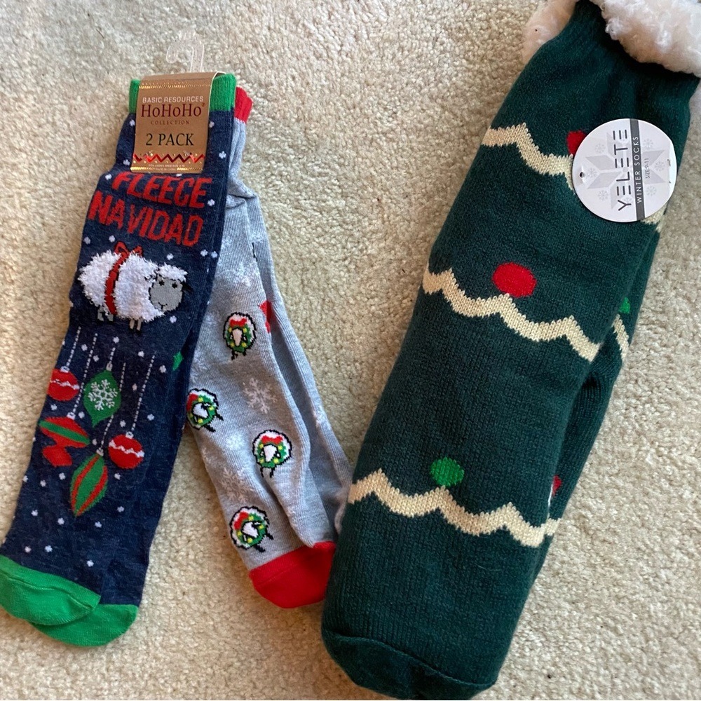 Womens Holiday Christmas Sock Bundle